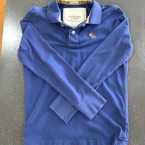 Mens Abercrombie & Fitch Ling Sleeve polo